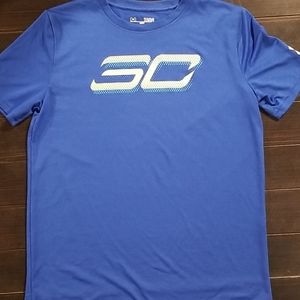 Under armour blue Stephan Curry shirt